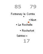 Carte de la zone d'intervention